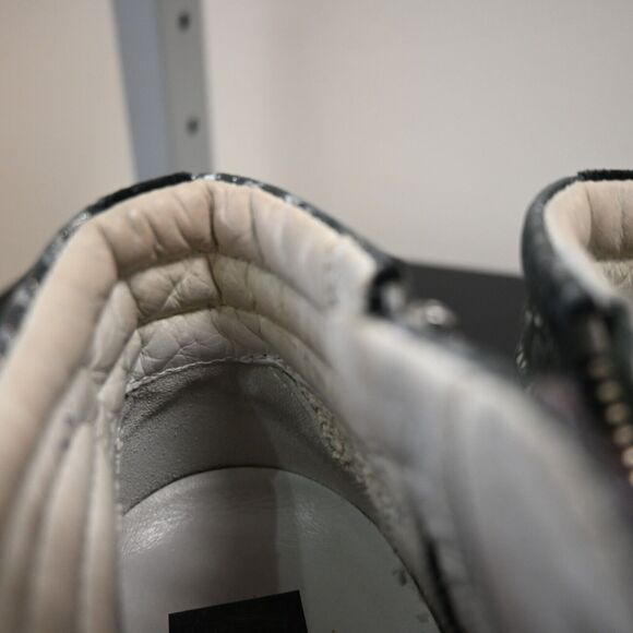 GOLDEN GOOSE Slide Purple Suede Metallic High-Top Sneakers Size 39 - Picture 8 of 12